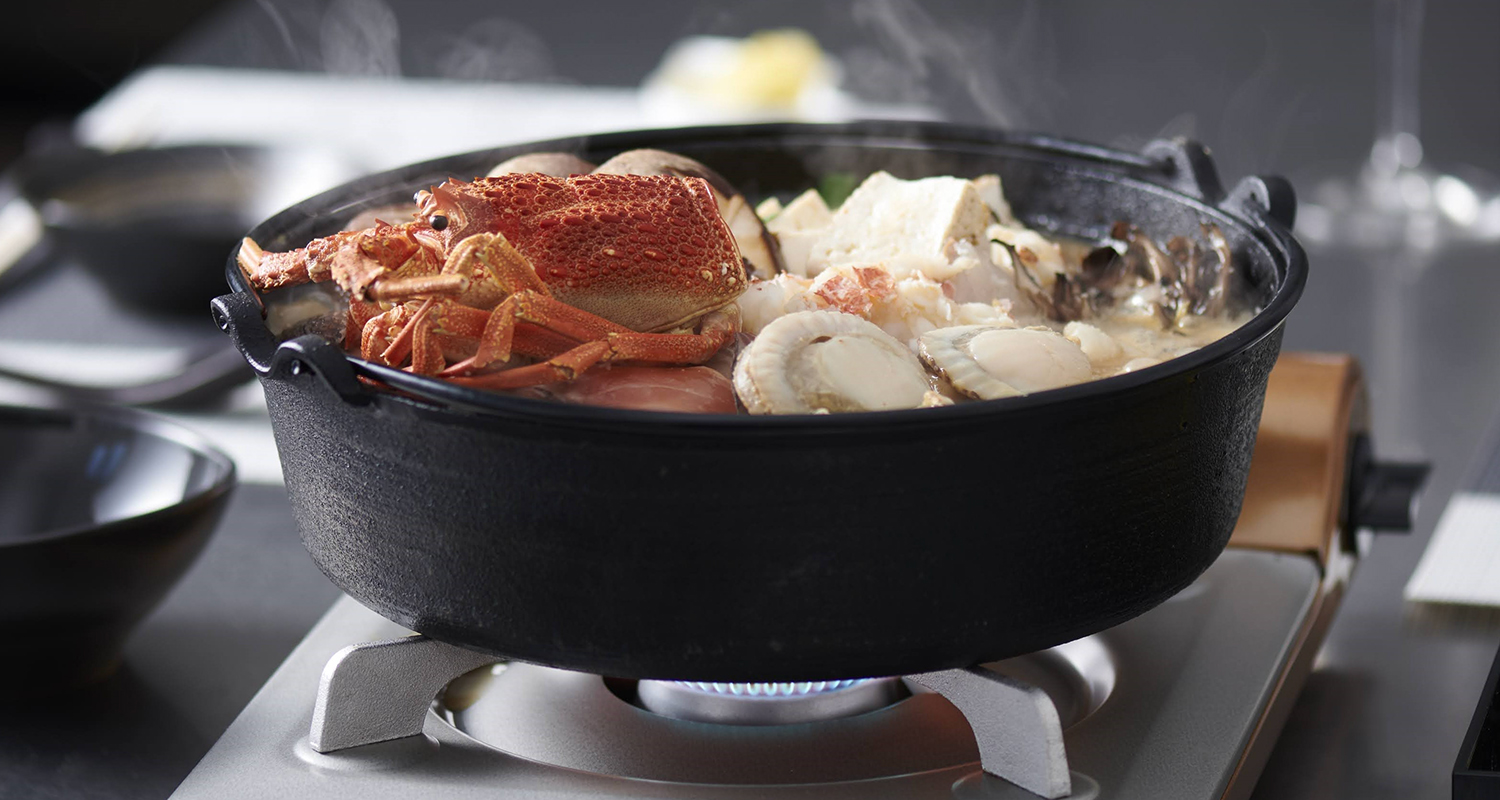 写真：信州味噌仕立て海鮮鍋
